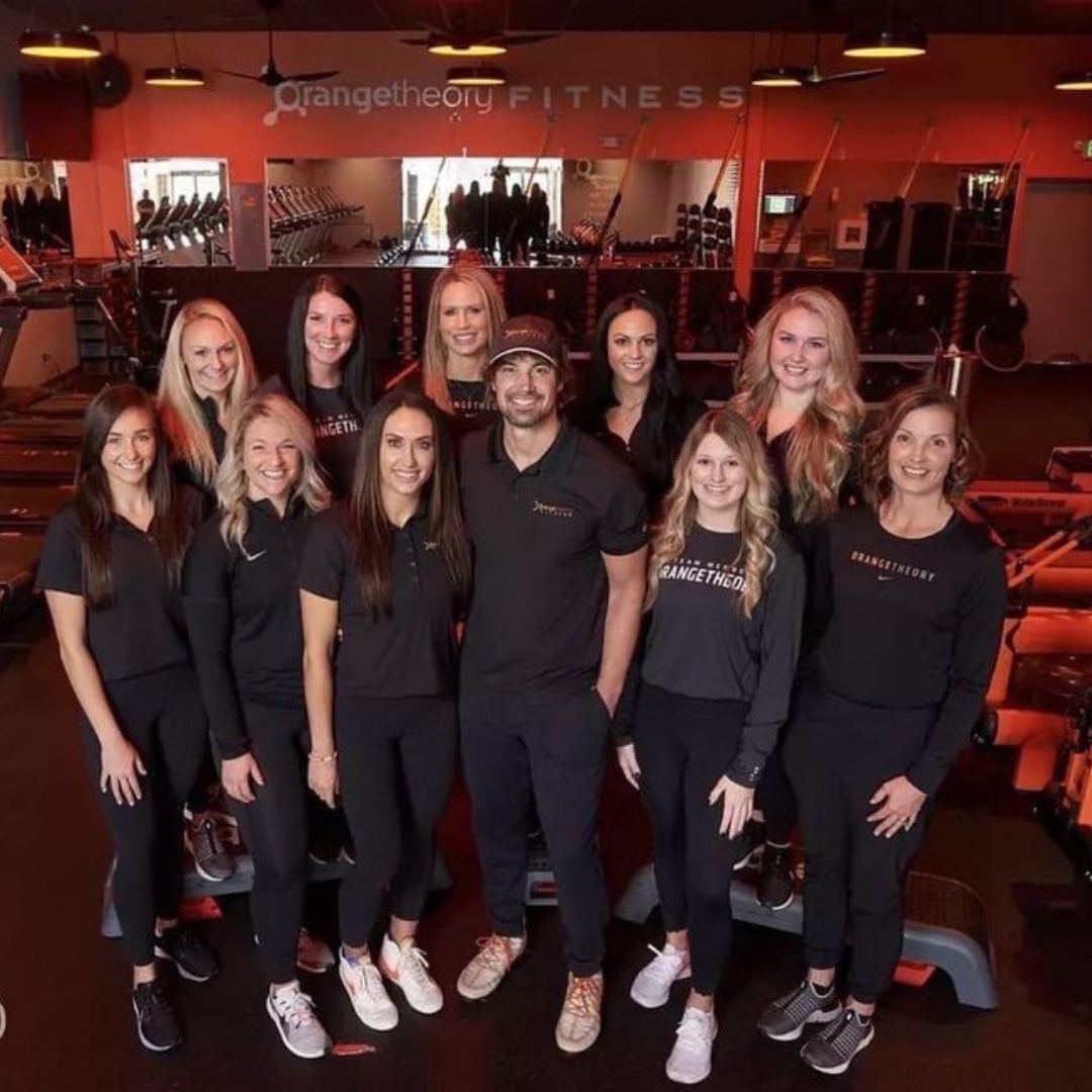 An image of the local team of fitness trainers at Orange Theory in Evansville, IN