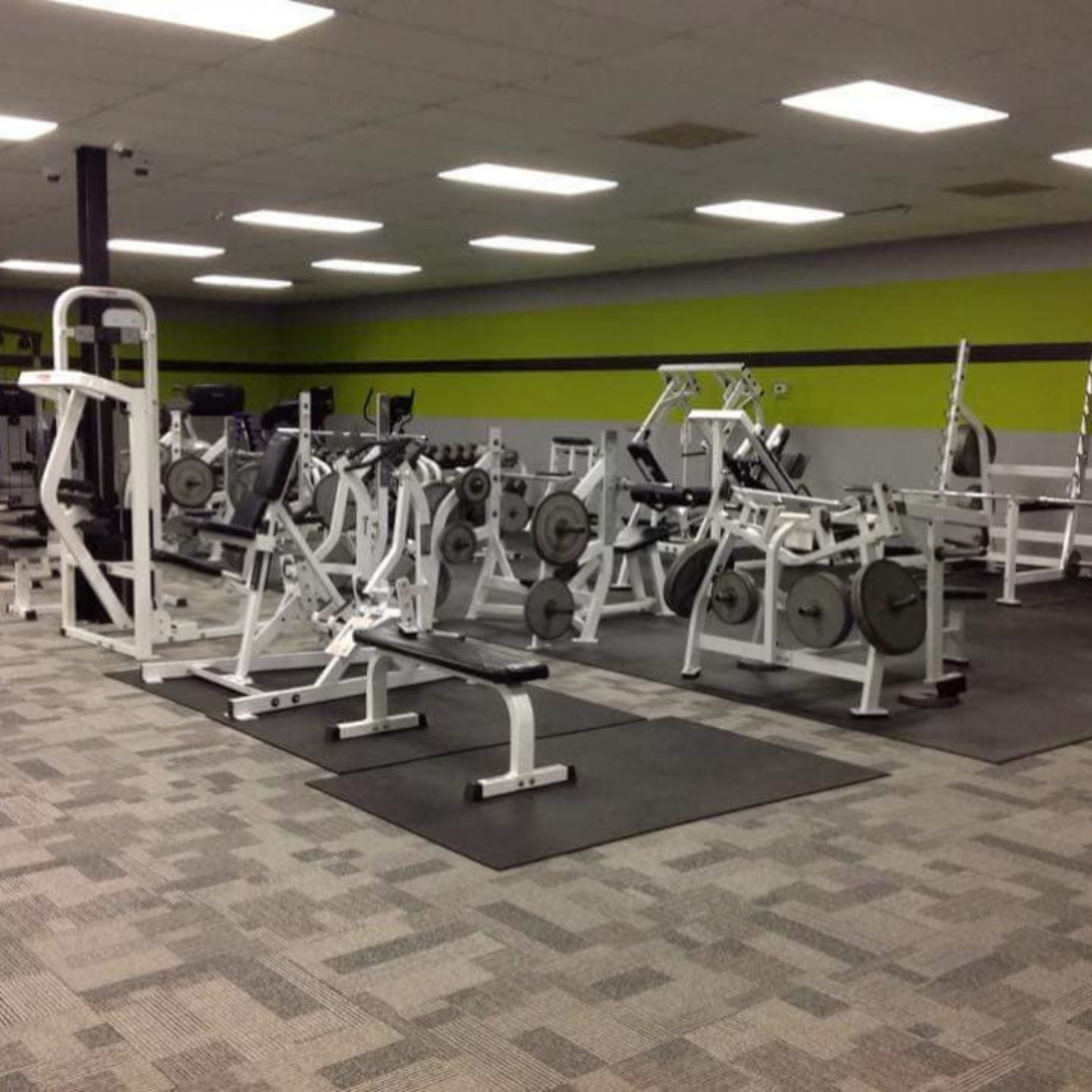 An image of the weight room at Next Level Fitness center in Boonville, IN