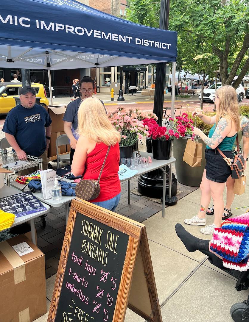 Downtown Evansville - Sidewalk Sale