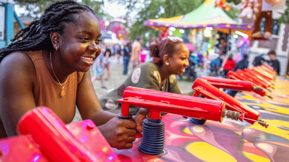 Playing carnival games