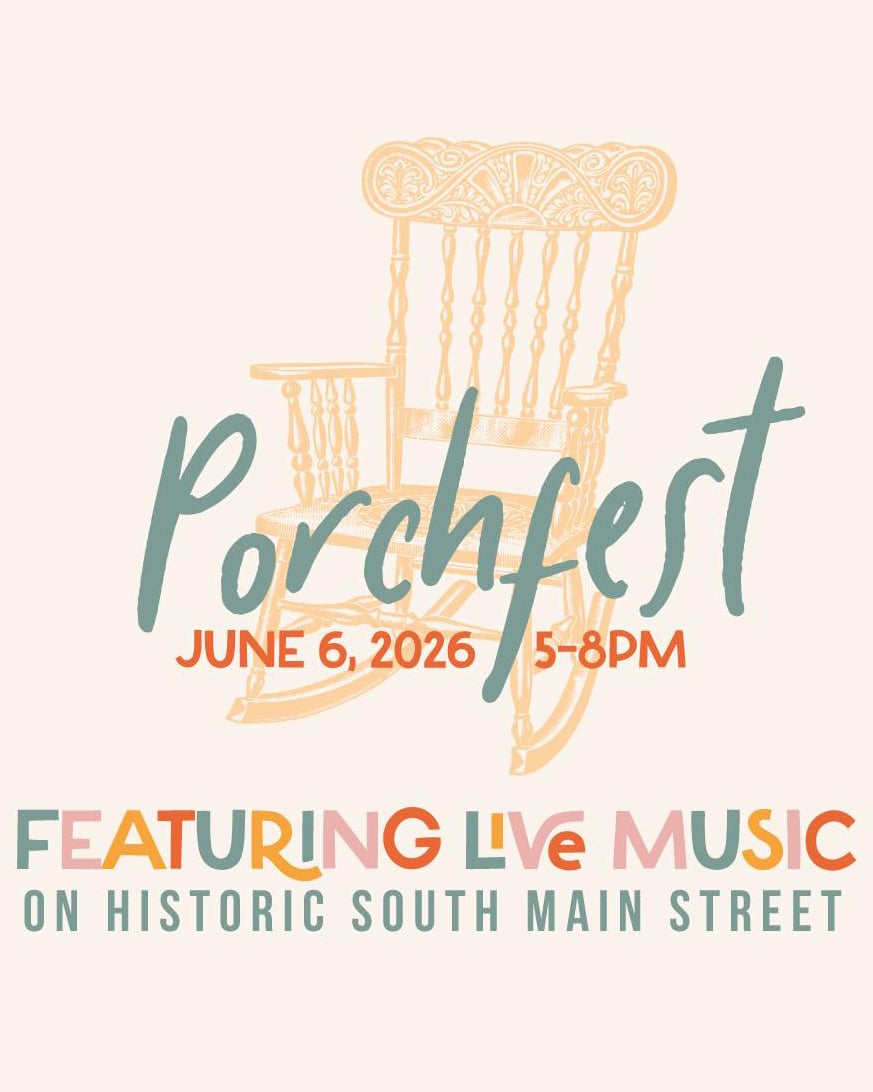 Porchfest 2026 event flyer