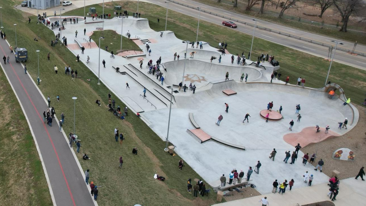 Sunset Skatepark Downtown Evansville Indiana