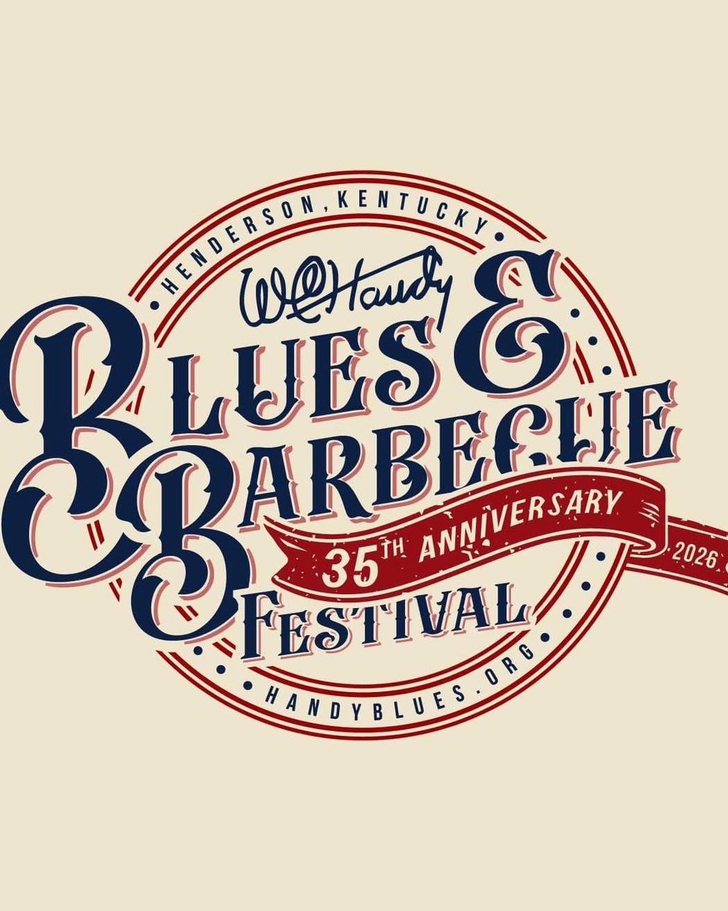 WC Handy Blues & BBQ Festival Event Poster