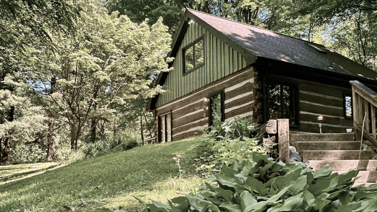 Wooded cabin retreat