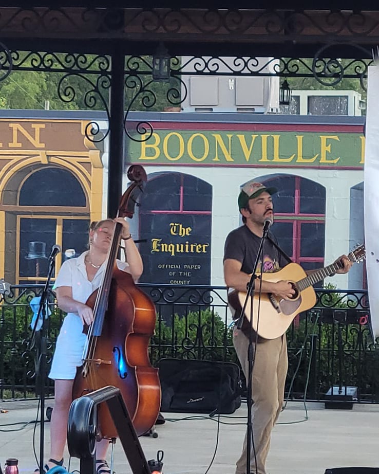 boonville concert in the park