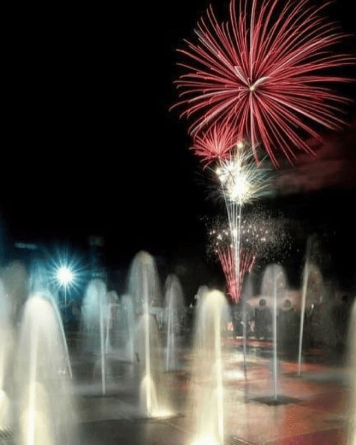 downtown henderson riverfront fireworks