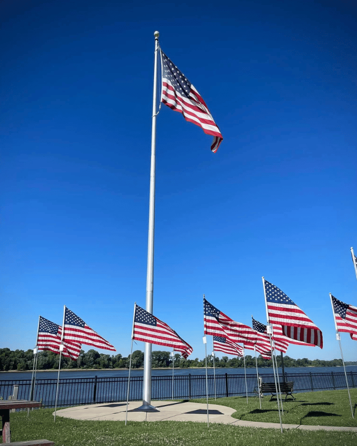 downtown newburgh riverfront flag